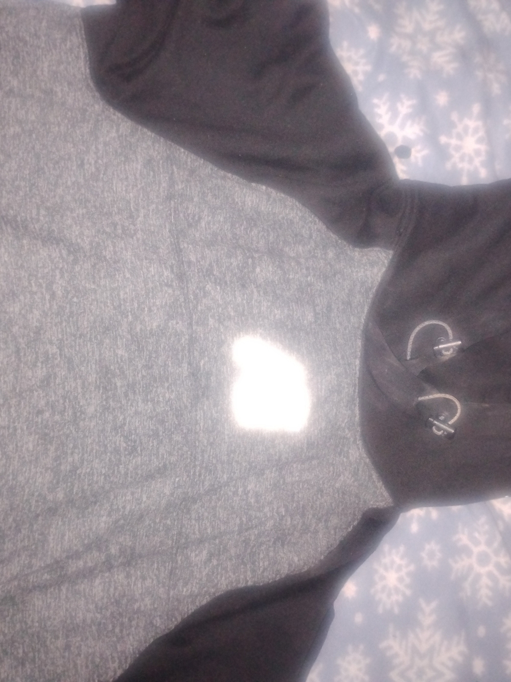 American Eagle Outfitters Black and Gray Crewneck Sweatshirt